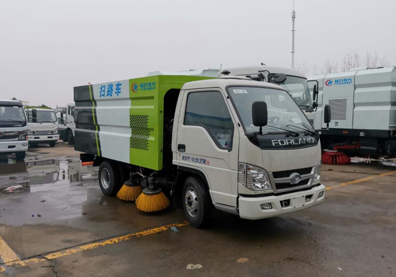 福田小卡藍牌掃路車